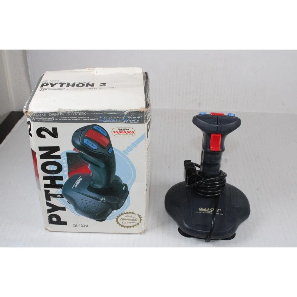 Quickshot Python 2 Joystick For NES Nintendo Entertainment System, used/cool
